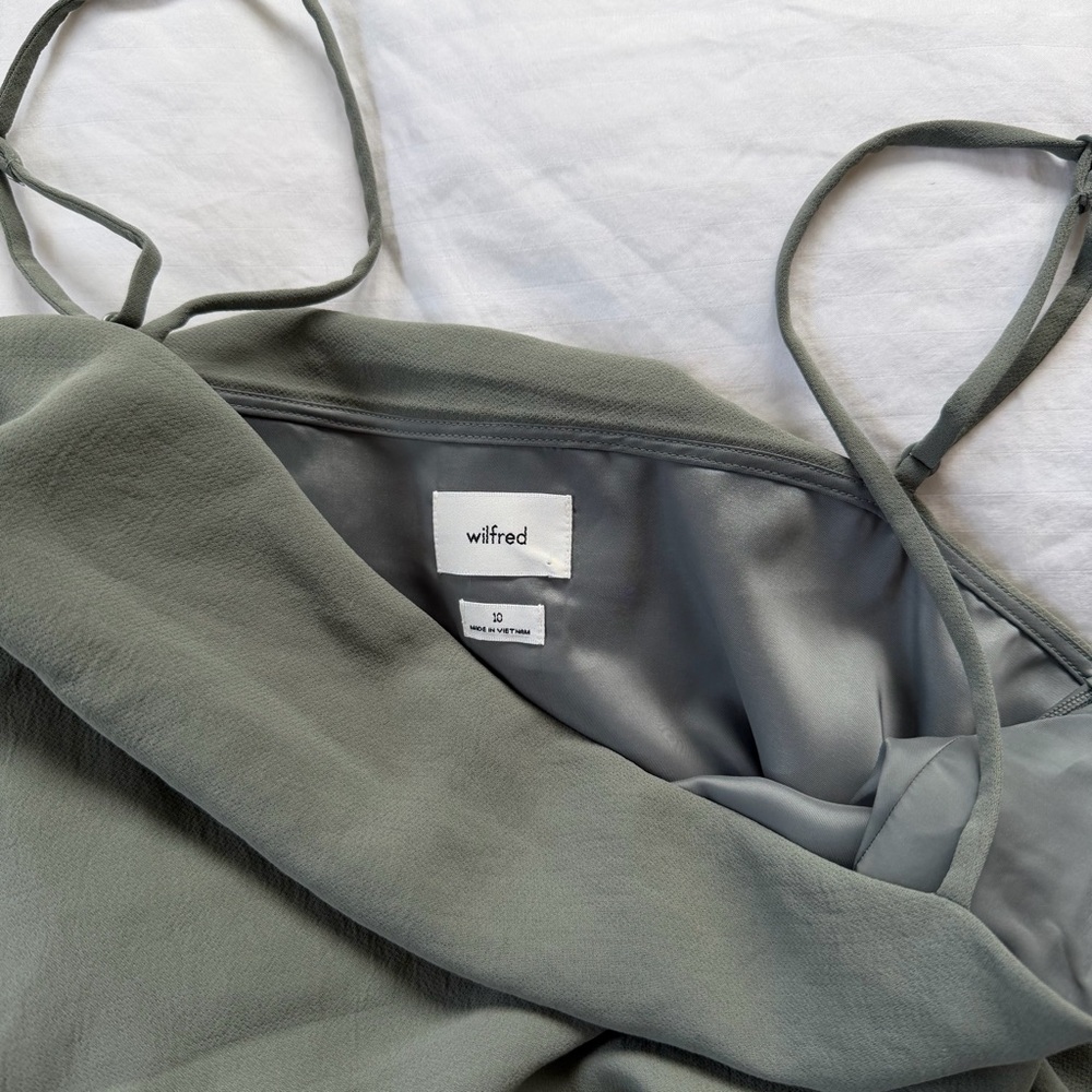 Aritzia Ninnette Dress in Sage Green - Picture 11 of 13